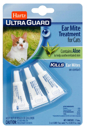 Hartz Ear Mite Medicine For Cats